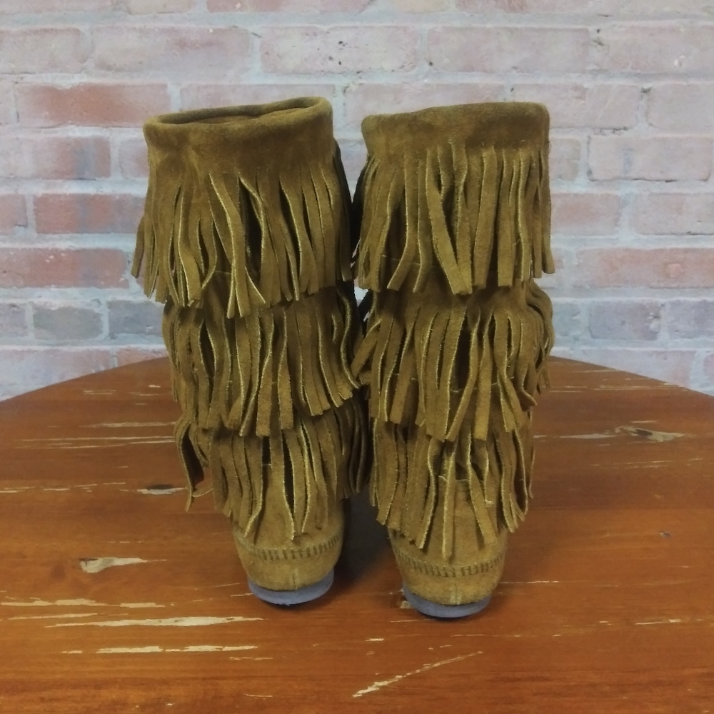 Minnetonka | 3-Layer Fringe Moccasins - image 4
